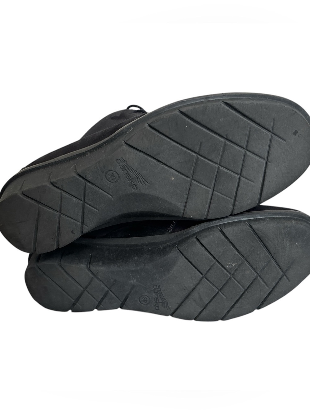 Dansko Joy Lace Up Ankle Boots in Black Nubuck Leather 39 - Picture 6 of 7